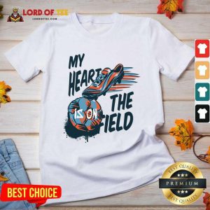 My Heart Is On The Field V-neck