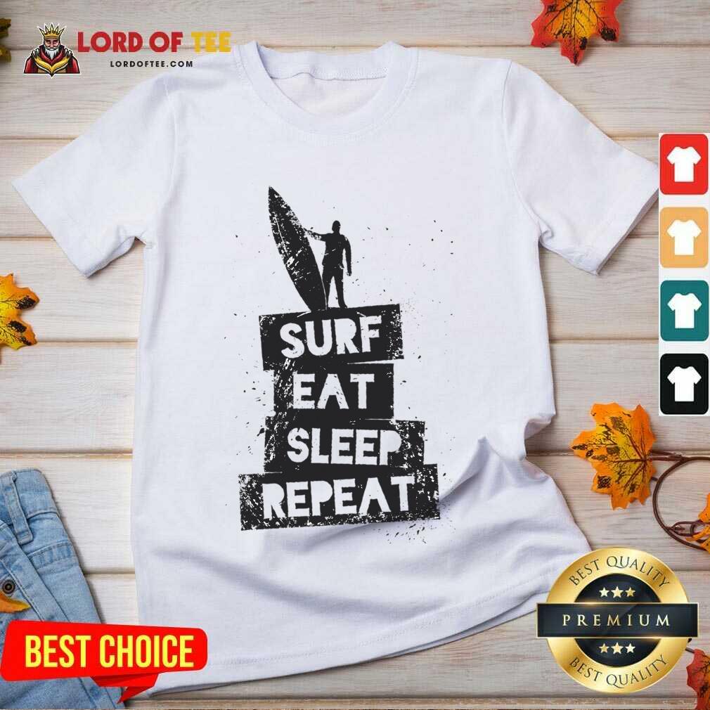 Surf Eat Sleep Repeat V-neck