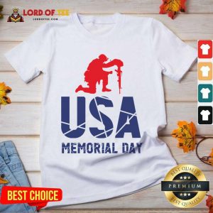 USA Honor Memorial Day V-neck