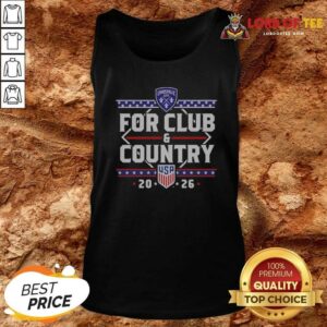 Funny For Club And Country USA 20 26 Louisville City tank top optimized with bold text and patriotic colors