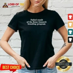 Good Failed Result Of The Bene Gesserit Breeding Program Dune V Neck Shirt v neck optimized on a clean white background