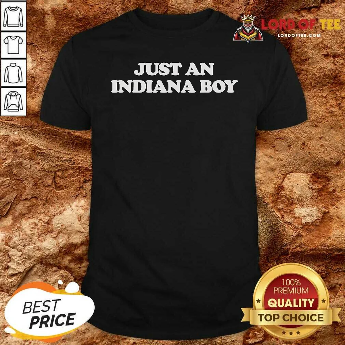 Nice Just An Indiana Boy Hoosier Shirt Nice Just An Indiana Boy Hoosier Shirt