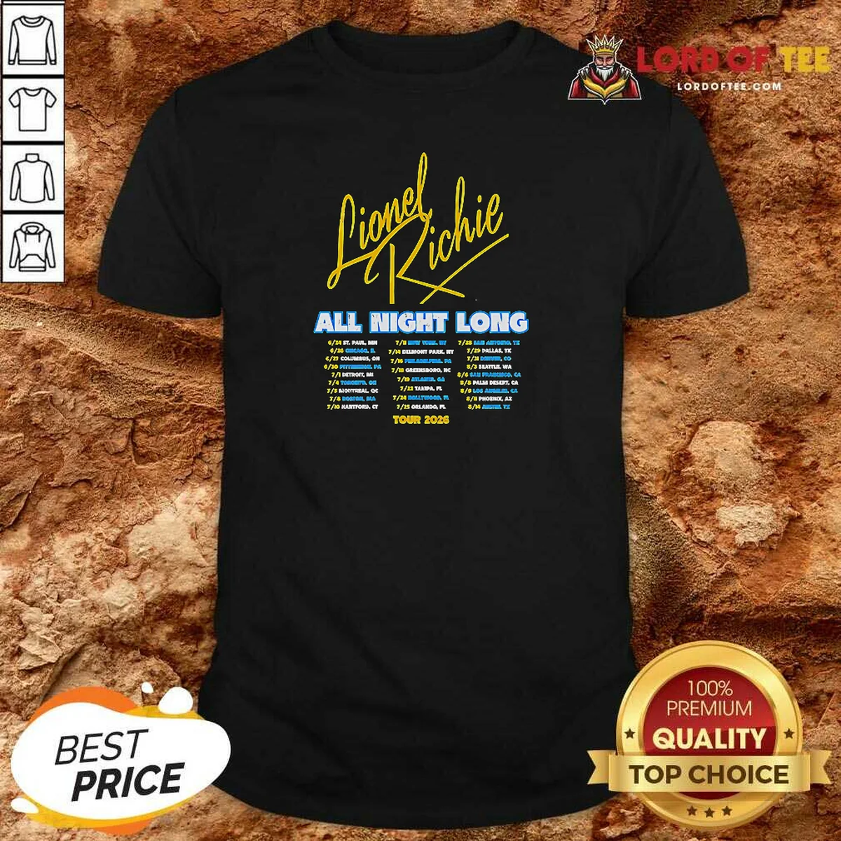 Nice Lionel Richie All Night Long Shirt Nice Lionel Richie All Night Long Shirt