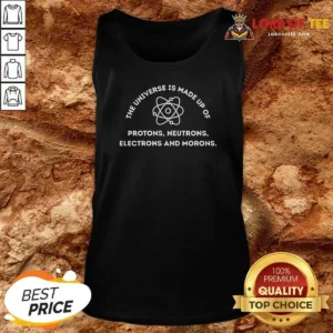 Official The Universe Funny Science Geek Tank Top