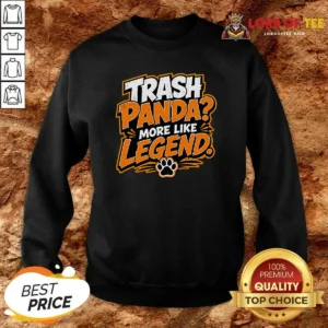 Premium Jimothy Viral Trash Panda Funny Humor Cartoon Sweatshirt optimized for comfort and fit