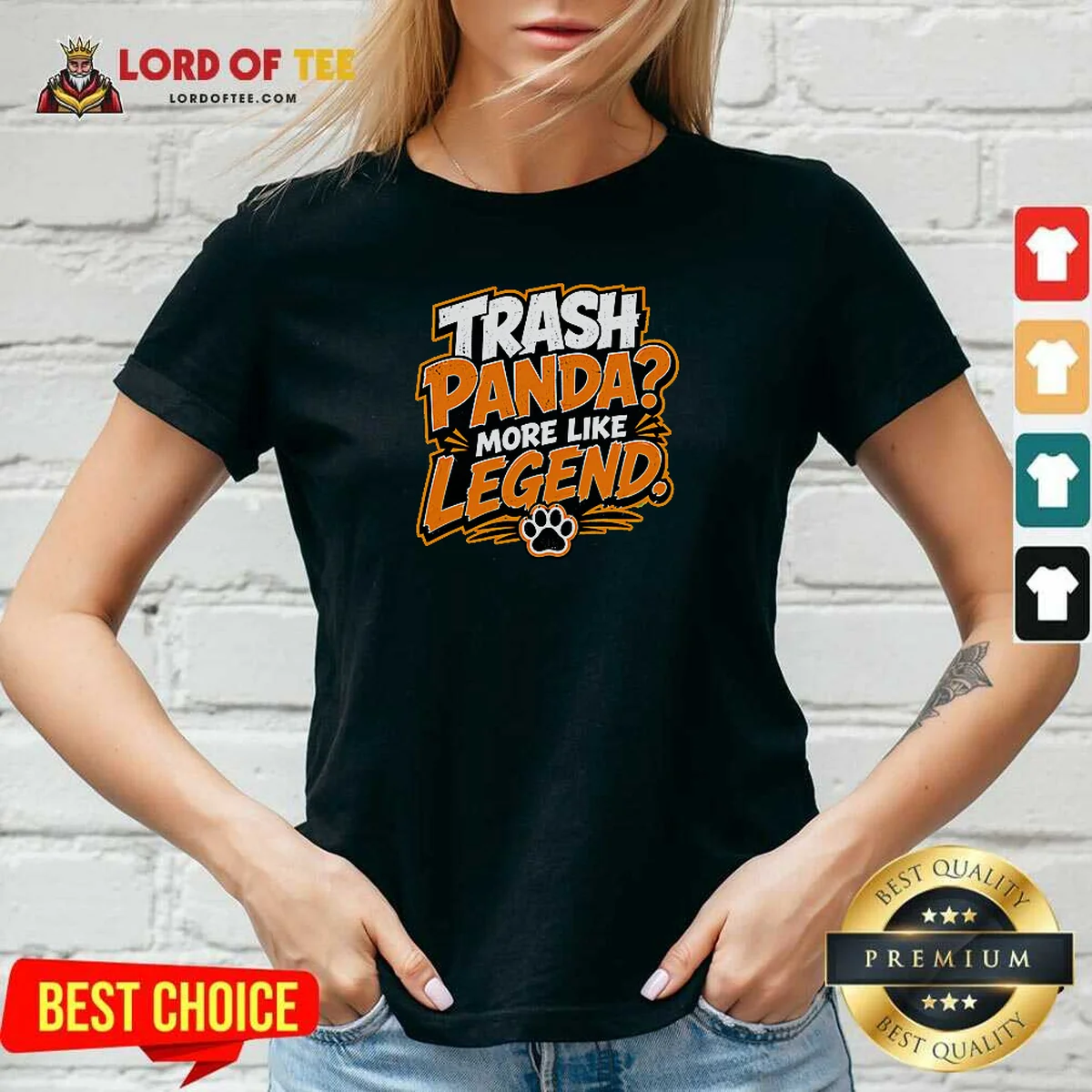 Premium Jimothy Viral Trash Panda Funny V-Neck Shirt Premium Jimothy Viral Trash Panda Funny V-Neck Shirt