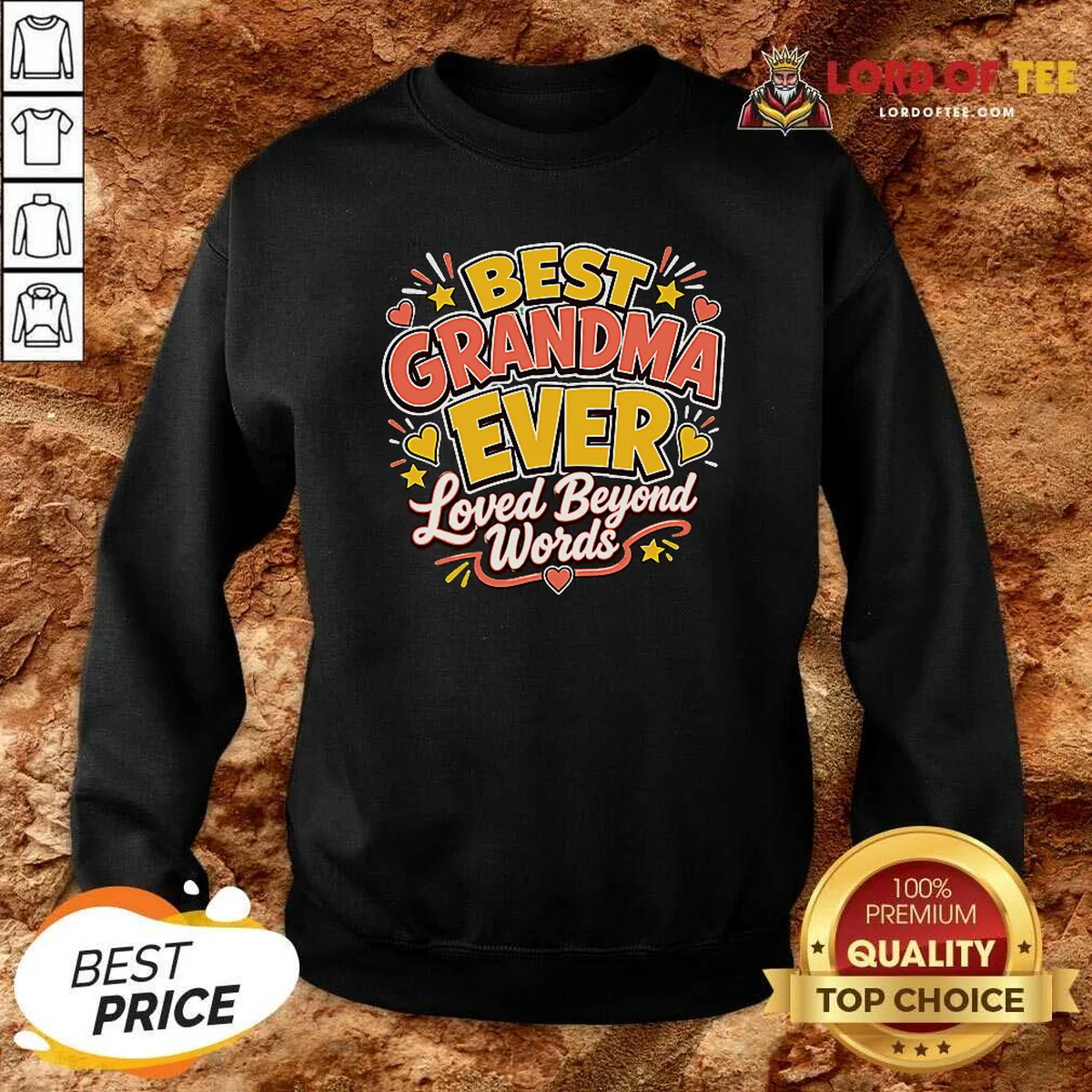 Pretty Grandparents Day Best Grandma Ever Sweatshirt Pretty Grandparents Day Best Grandma Ever Sweatshirt