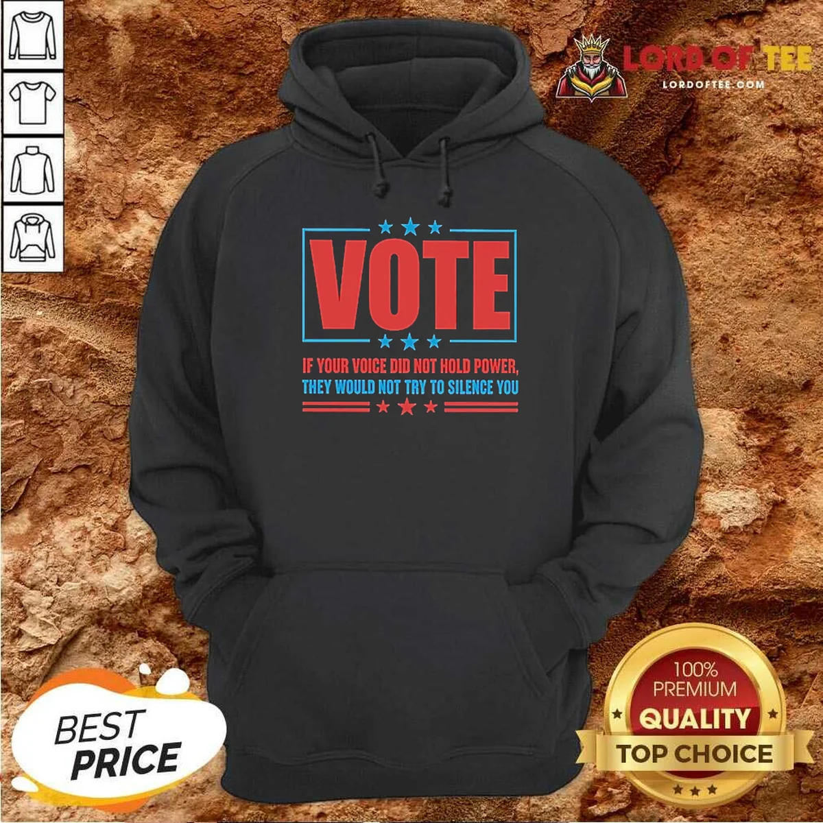 Top Official Vote If Your Voice Did Not Hold Power Hoodie hoodie optimized Top Official Vote If Your Voice Did Not Hold Power Hoodie